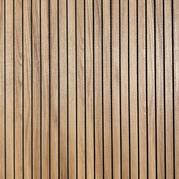 Panel de PVC Ranurado Modelo Alerce con fondo Negro 801-47