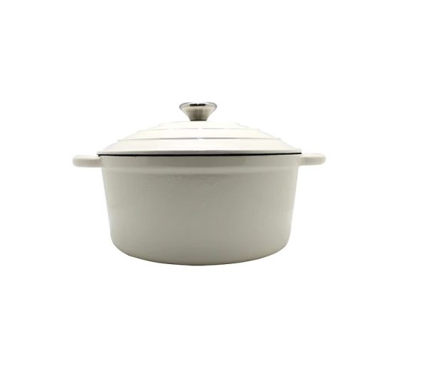 OLLA IRON CAST 26 CM WHITE KEEP