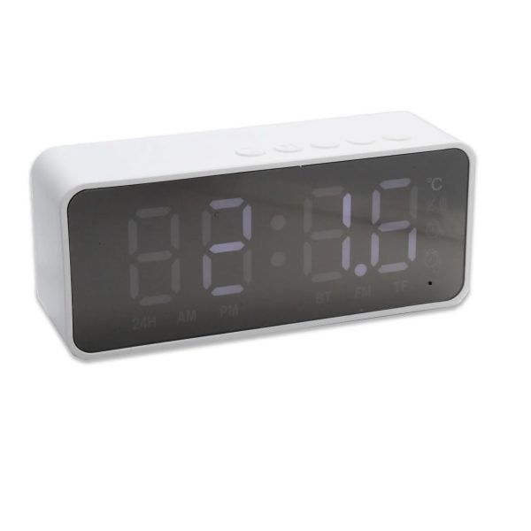 Reloj Despertador con Parlante Bluetooth y Radio FM
