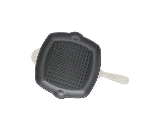 SARTEN GRILL IRON CAST 28 CM WHITE KEEP