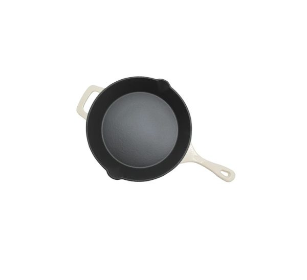 SARTÉN IRON CAST 26 CM WHITE KEEP